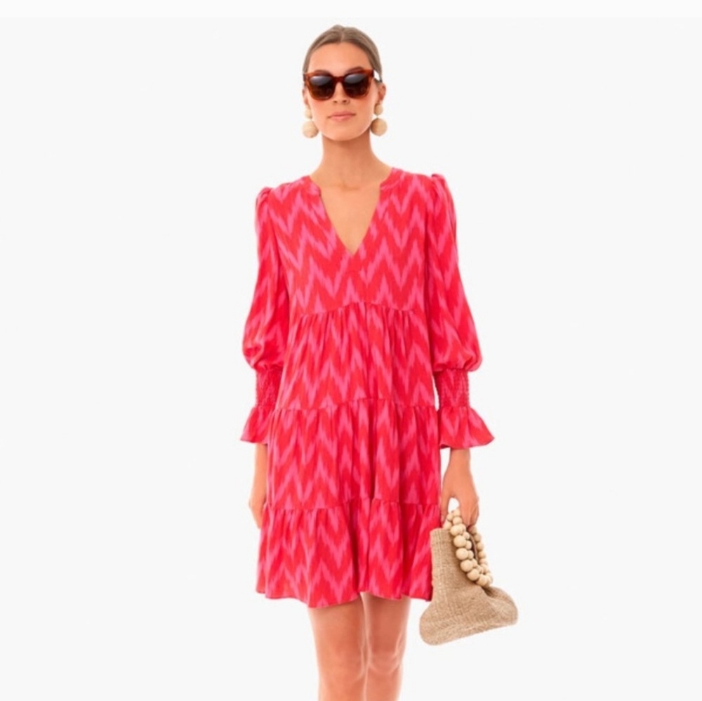 New Tuckernuck Pomander Place Hot Pink Kenzo‎ Dress Small